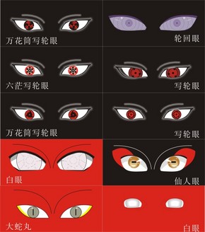 火影忍者拳皇人物设计矢量素材效果素材免费下