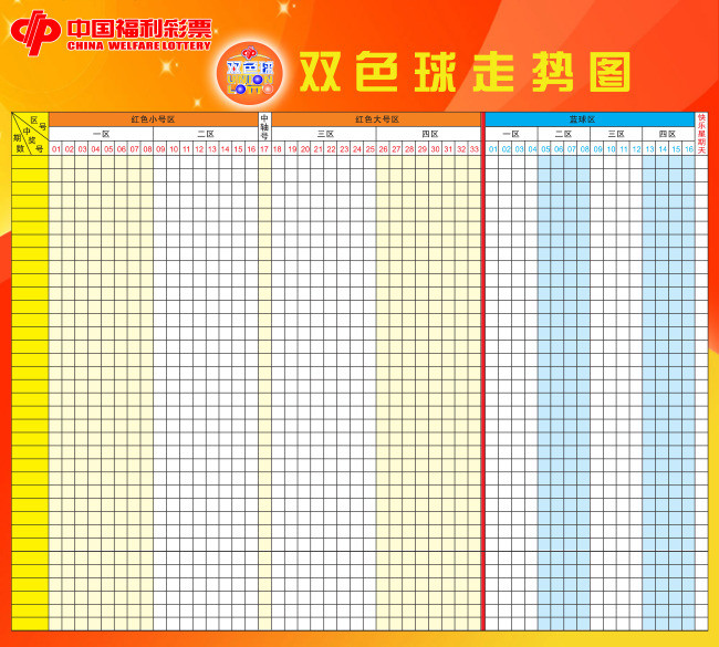 福彩之双色球走势图模板免费下载_psd格式_7