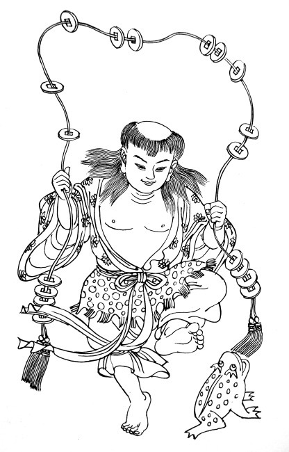 刘海戏蟾高清图片免费下载_jpg格式_2344像素