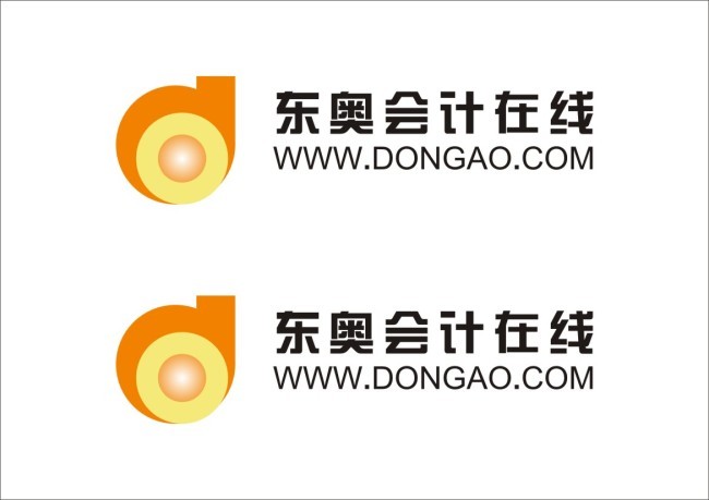 东奥会计在线 标志模板免费下载_cdr格式_编号