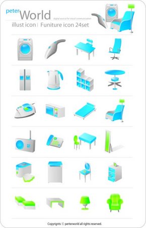 卡通办公图标模板免费下载_cdr格式_编号478859