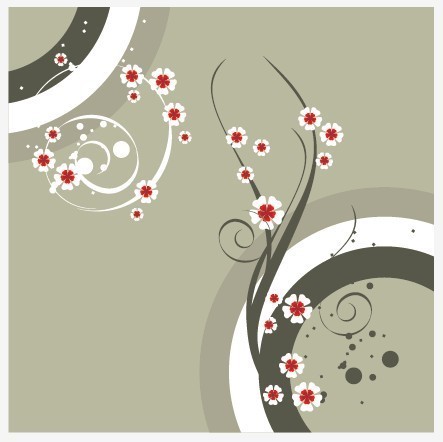 花纹 边框 底纹边框 底图 梅花 背景模板免费下