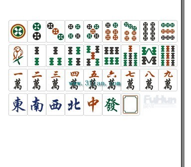 麻将模板免费下载_cdr格式_编号10830684