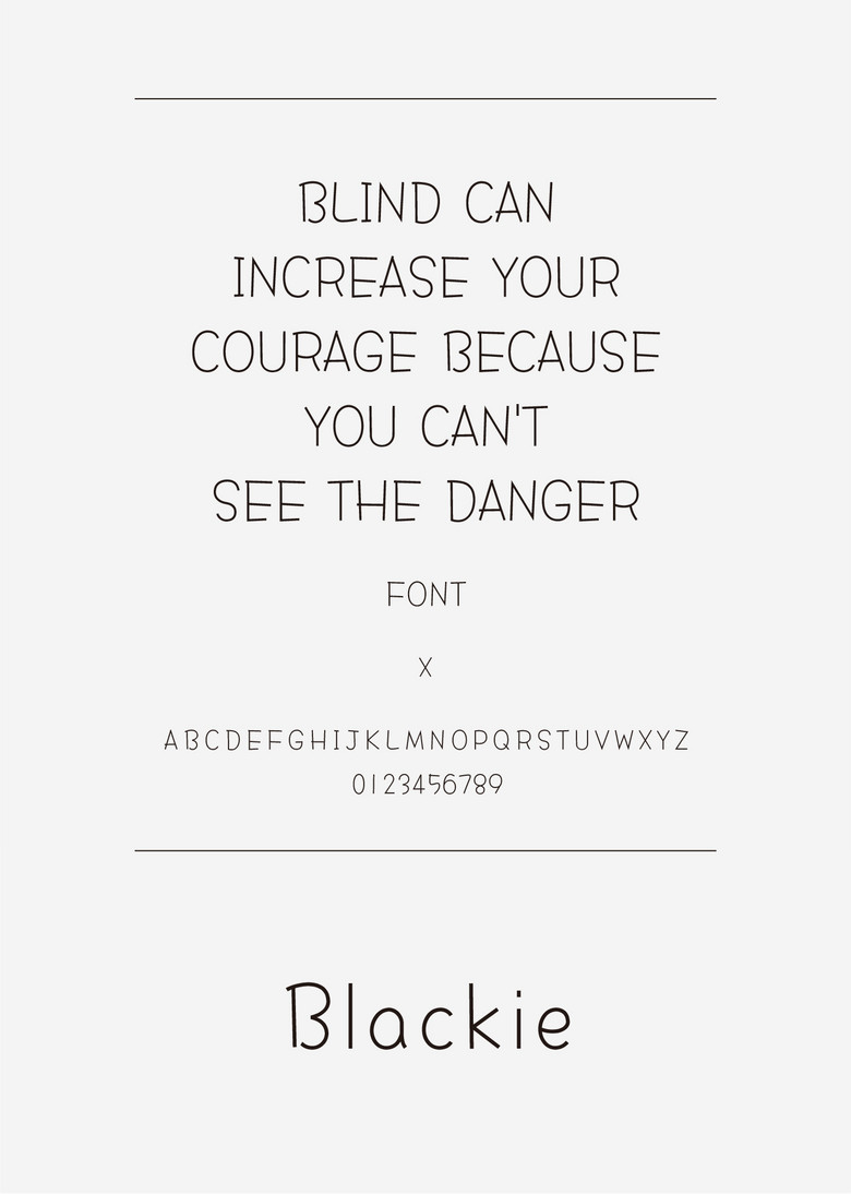 Blackie其他英文ttf字体下载其他免费下载_ttf格