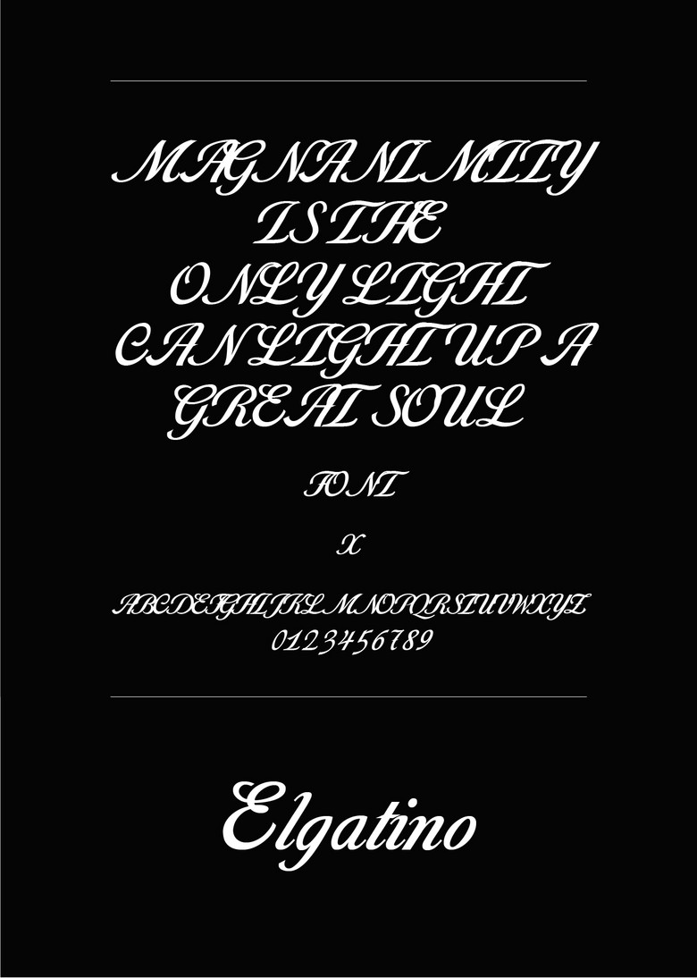 Elgatino其他英文ttf字体下载 Elgatino其他英文ttf字体下载