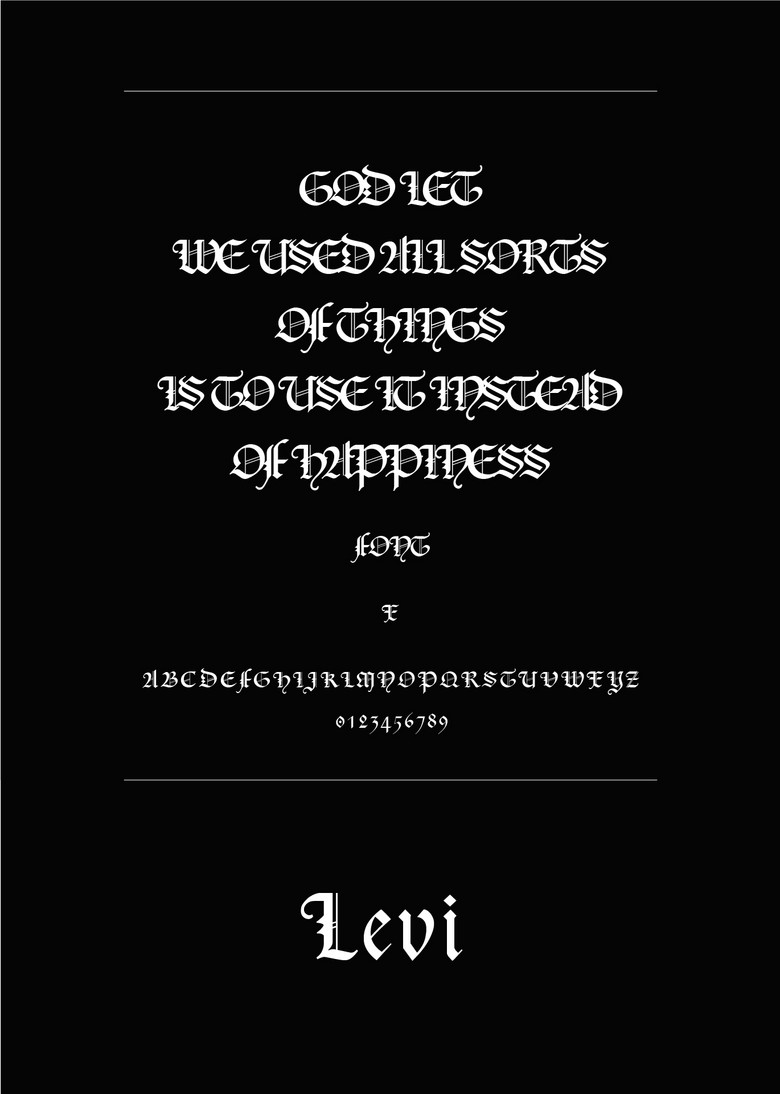 Levi其他英文ttf字体下载其他免费下载_ttf格式_