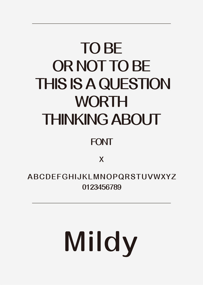 Mildy其他英文ttf字体下载其他免费下载_ttf格式