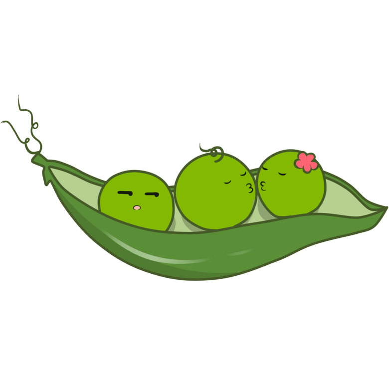 拨开的豌豆表情波波