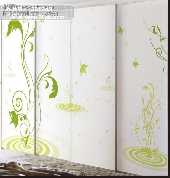 千回百转玻璃移门图片大全_编号HJ-196设计图