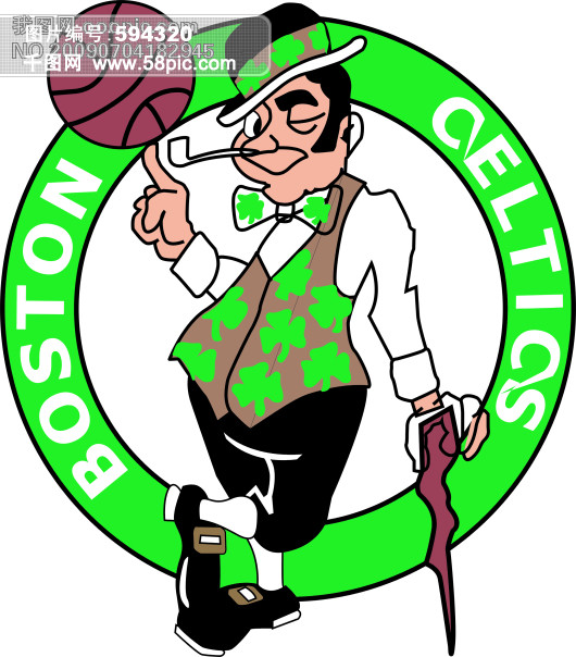 波士顿凯尔特人标志模板免费下载_cdr格式_编