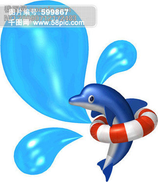 气球救生圈设计素材免费下载_气球救生圈设计