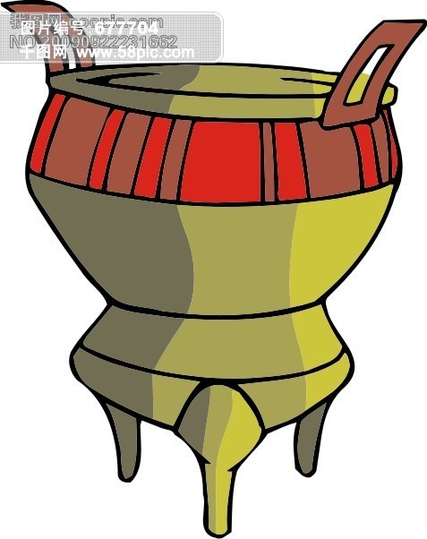 民俗器皿炉鼎47模板免费下载_ai格式_编号67