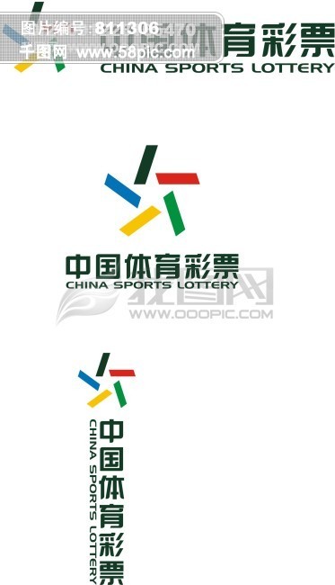 中国体育彩票LOGO矢量矢量图免费下载_cdr格