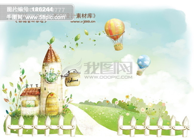本次卡通/插画作品主题是hanmaker韩国设计素材库 背景 底纹 花纹