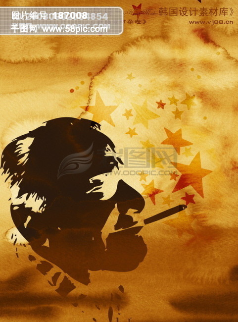 本次作品主题是hanmaker韩国设计素材库 背景 水彩 人物 淡彩,编号是