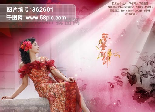 婚纱ps模板_ps海报模板素材(3)