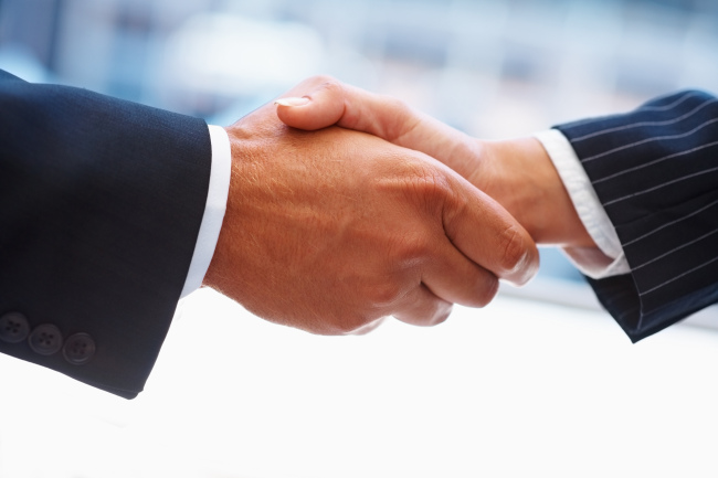商务握手