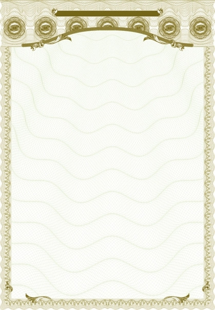 毕业证荣誉证书背景矢量素材