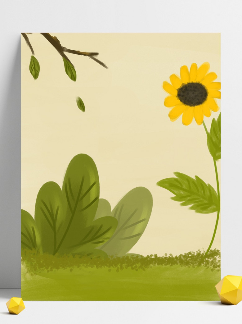 向日葵花高清背景图素材模板免费下载_psd格式_3545像素_编号18149196