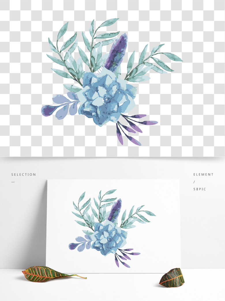 梦想婚礼花束元素模板免费下载_ai格式_1200