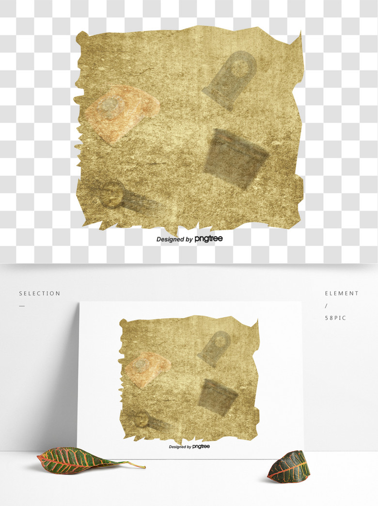 藏宝图模板免费下载_psd格式_1200像素_