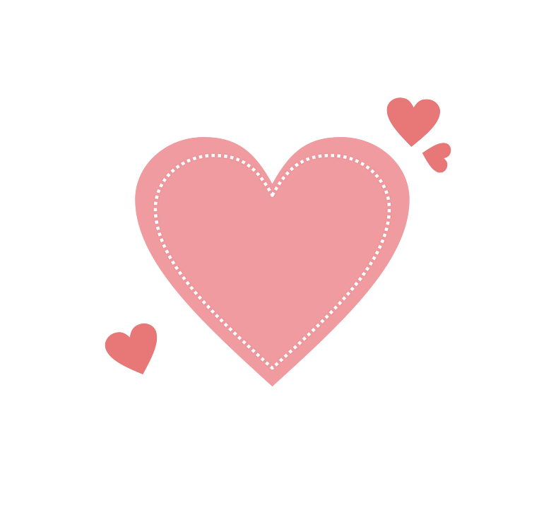 好看的装饰图案图片素材免费下载,本次作品主题是卡通爱心免抠元素