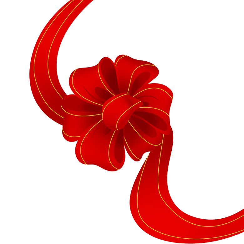 彩带飘带彩色带子花团红色