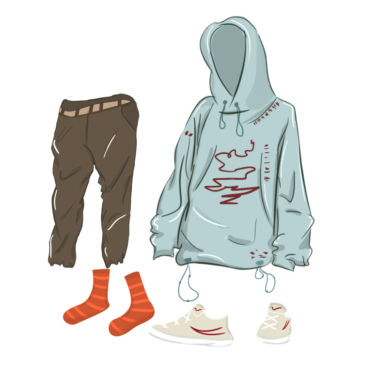 首页 设计元素 产品实物 生物/静物 >嘻哈潮流穿搭服饰 千图网提供