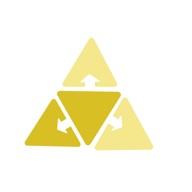 首页 设计元素 ppt元素 ppt元素 >黄色渐变三角形分类图标 千图网提供