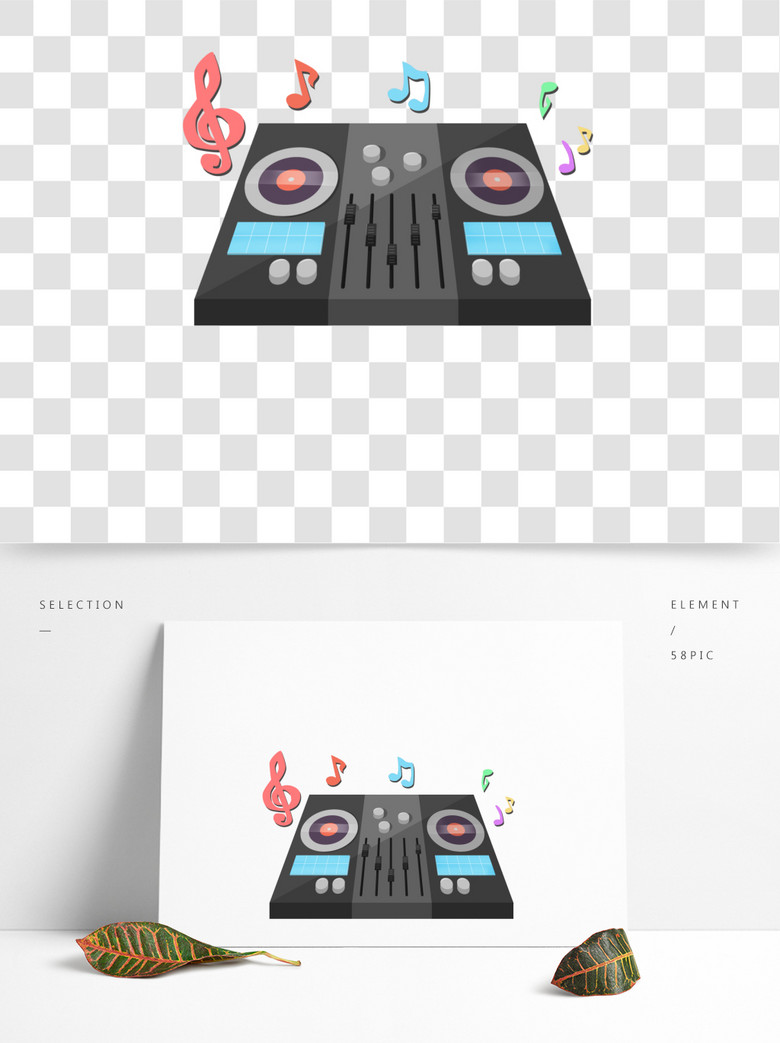 动感DJ乐器设备模板免费下载_psd格式_3000