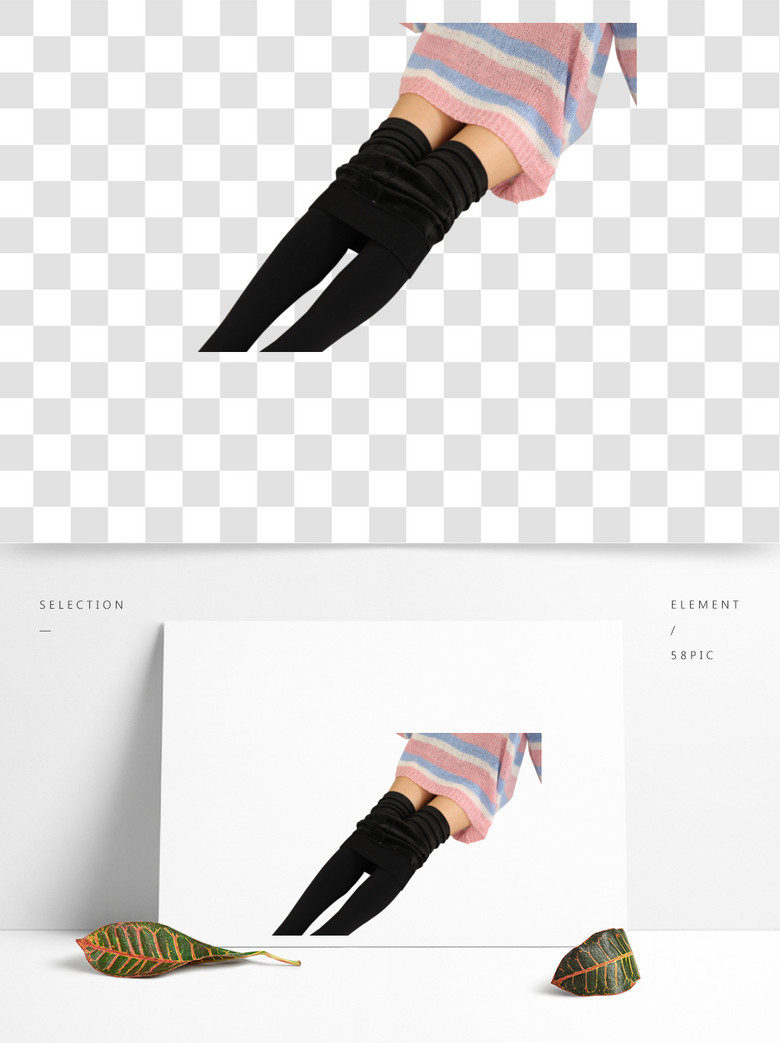 性感美女舒适好看打底裤模板免费下载_psd格